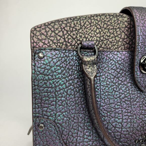 COACH Mercer Satchel 24 in Hologram Leather Buffalo Limited Edition - Picture 4 of 16